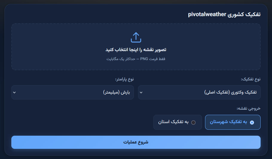 محیط تفکیک کشوری